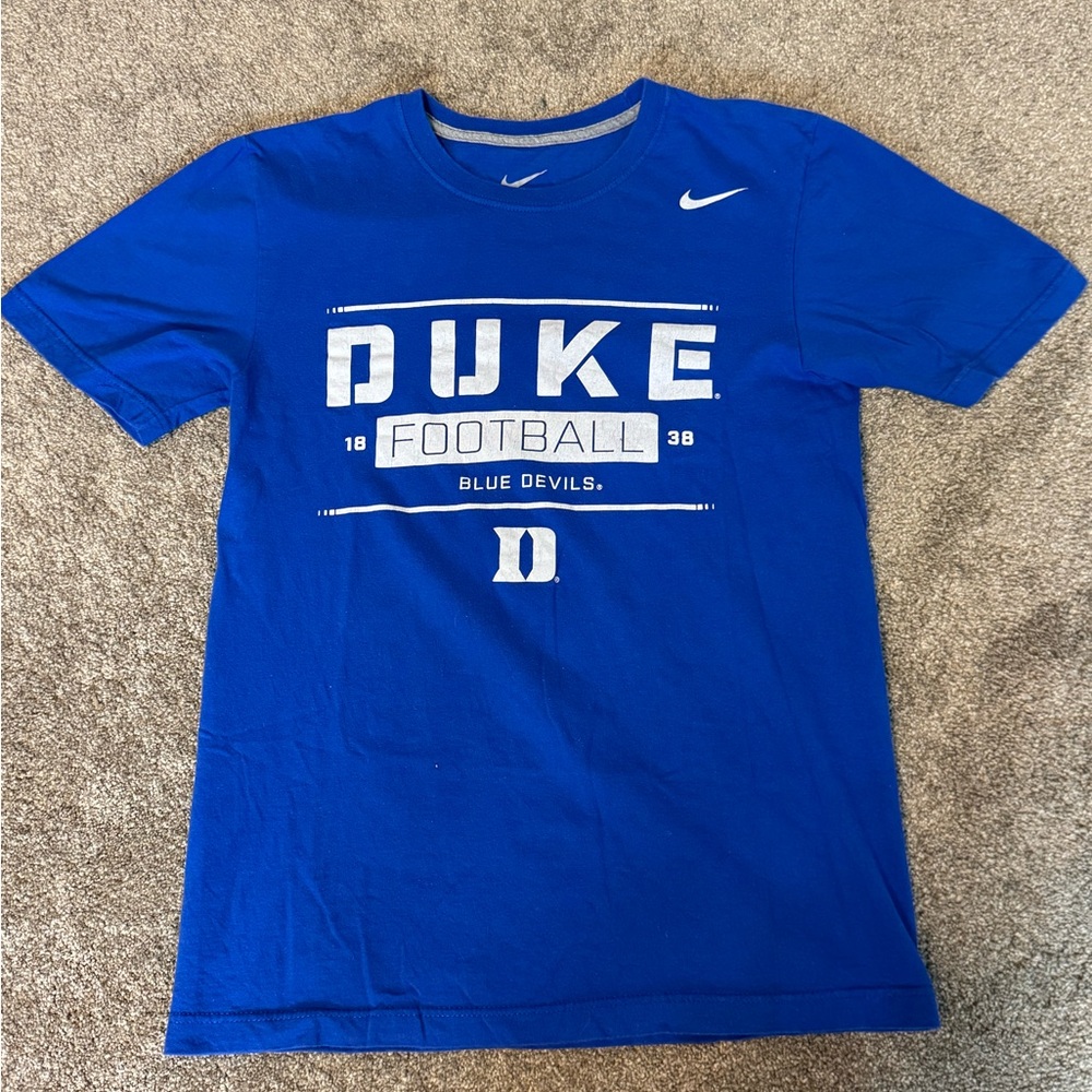 Nike Duke Blue Devils Football T-Shirt adult small